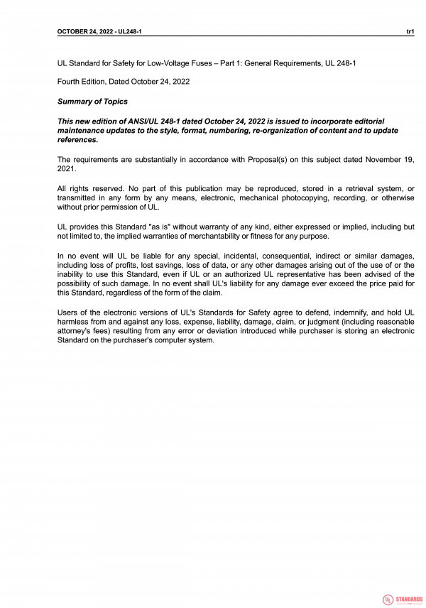 UL 248-1 PDF